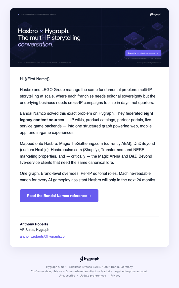 Email 1
