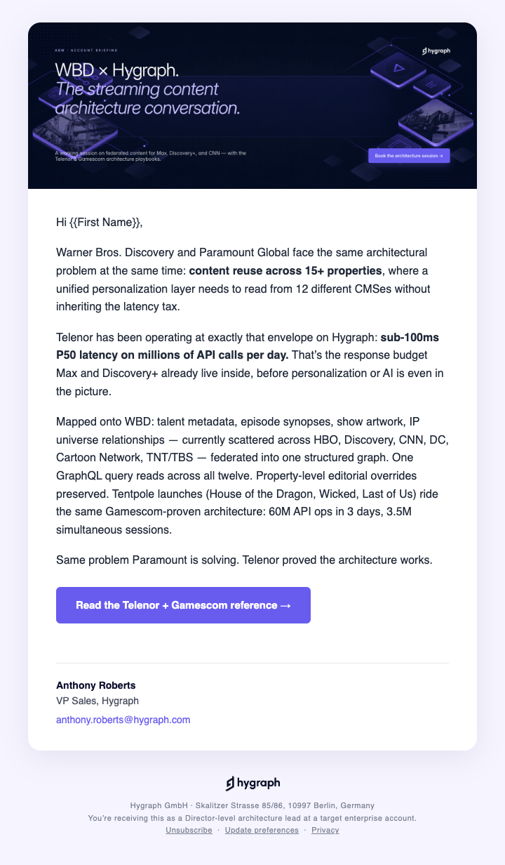 Email 1